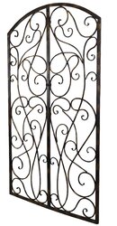 BayAccents Wrought Iron Scroll Panel Wall DÃ©cor | Wayfair